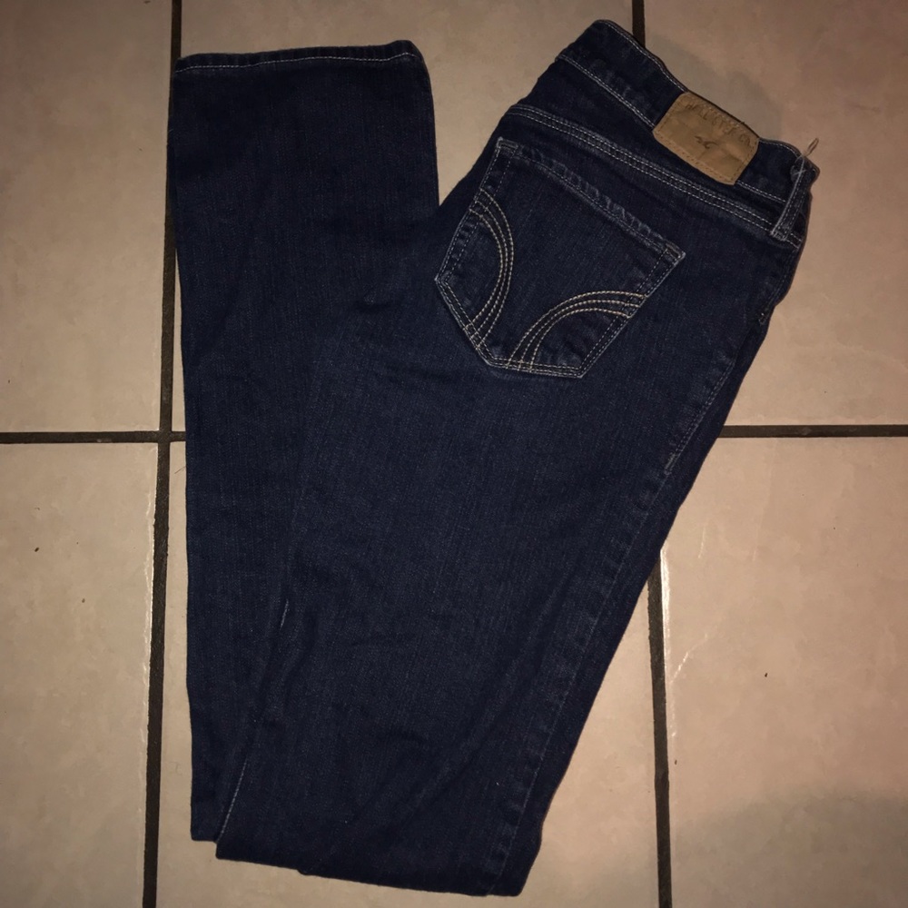 Hollister Dark Blue Low Rise Jeans 5R